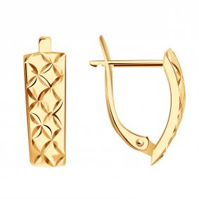 Золотые серьги МАГНАТ МА 011801 МА 011801 фото